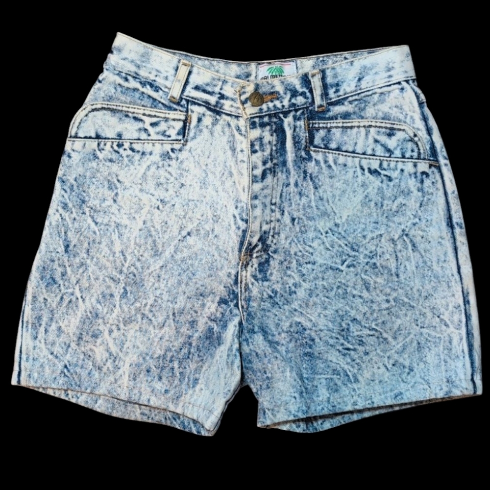 Vintage 90's Acid Wash Denim Palmetto Shorts